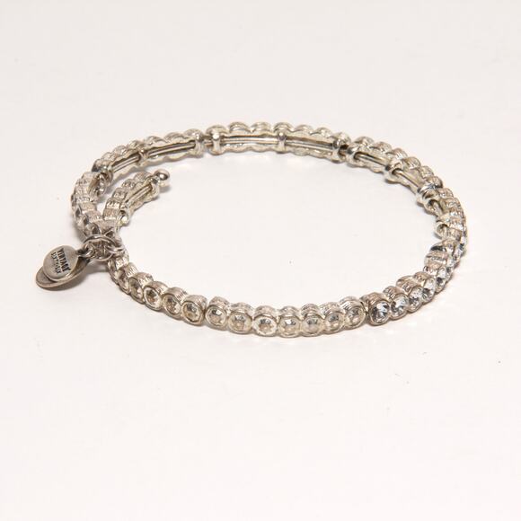 Alex & Ani Vintage 66 Wrap Bracelet Crystal Accents - Picture 2 of 5